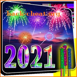 New Year 2021 Greetings, Photo frames icon
