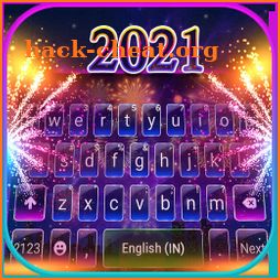 New Year 2021 Keyboard Background icon