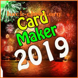 New Year Card Maker 2019 icon