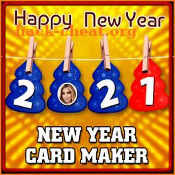 New Year Card Maker 2021 icon