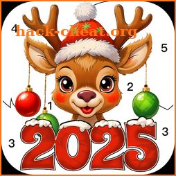 New Year Coloring Book 2025 icon