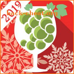 New Year Countdown and Grapes icon