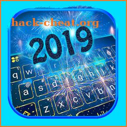 New Year Firework 2019 Keyboard Theme icon