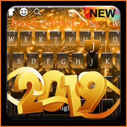 New Year Gold 2019 Keyboard icon