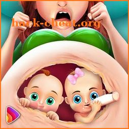 Newborn Twins Baby Pregnant Mom Surgery Operation icon