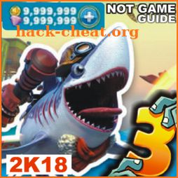 Nge Cheat Hungry Shark World 2k18 Tips icon