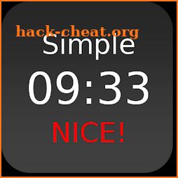 Nice Simple Clock (Widget) icon