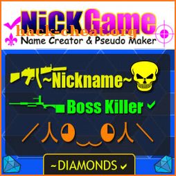 Nickname Creator for fire's free:pseudo name maker icon