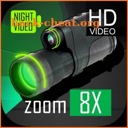Night Mode Camera (Light amplifier) and Zoom icon