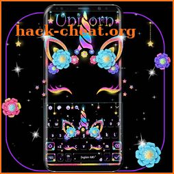 Night Star Sparkling Unicorn Keyboard icon