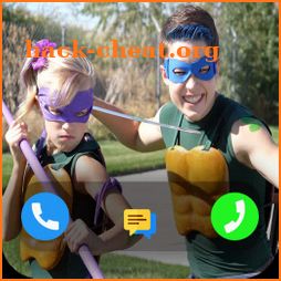Ninja Kidz Fake Video Call icon