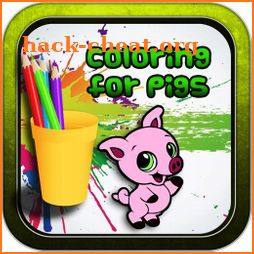 No internet Coloring game Paint Brush Pig Painbox icon