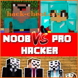 Noob vs Pro vs Hacker for Minecraft PE icon
