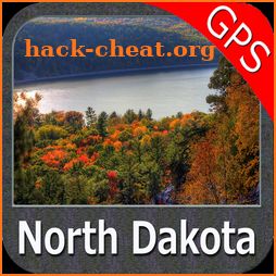 North Dakota Lakes GPS Map Navigator icon