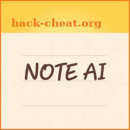 Note AI: Notepad, Notebook icon