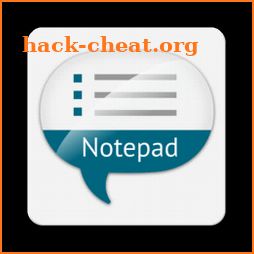 Notepad with voice input icon