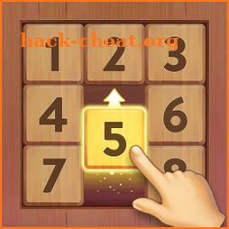 Number Slide: Wood Jigsaw Game icon