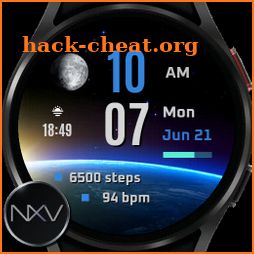 NXV95 Earth Digital Watch face icon