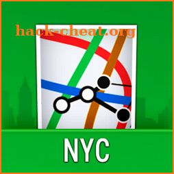 NYC Subway Map with MTA Bus, LIRR & Metro North icon