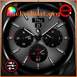 OBSIDIAN Titan Grey watch face icon