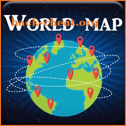 Offline World Map icon