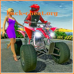 Offroad ATV Bike Taxi Driving Games 2019 icon