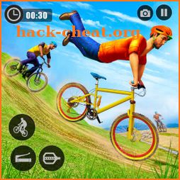 Offroad Bicycle BMX Riding icon