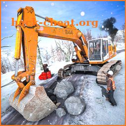 Offroad Snow Excavator: Grand Crane Simulator Game icon