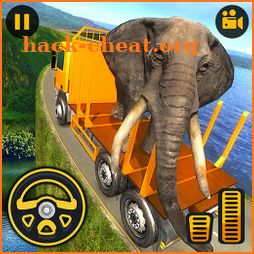 Offroad Wild Animal Truck Driver 2019 icon