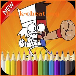 Ok K.o! Coloring Book let's be heroes icon