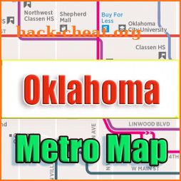Oklahoma City USA Metro Map Offline icon