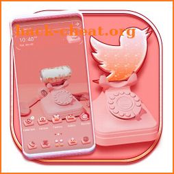 Old Pink Phone Launcher Theme icon