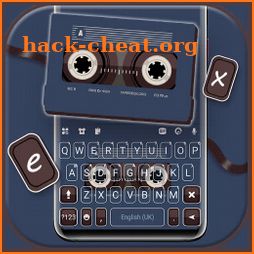 Oldschool Tape Keyboard Background icon