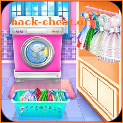 Olivia's washing laundry game icon