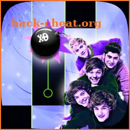 One direction piano bomb tiles icon