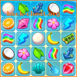 Onet Paradise: connect 2 or pair matching game icon