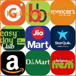 Online Grocery : Jiomart Big basket Grofers D mart icon
