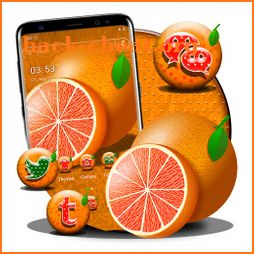 Orange Pixel Theme icon