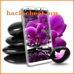 Orchid Flower Launcher Theme icon