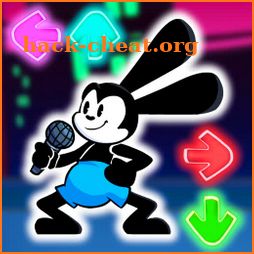 Oswald FNF Rabbit 3D Dance Mod icon