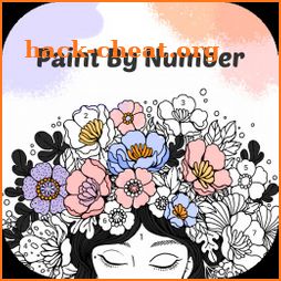 Paint by number - Free Coloring Game icon