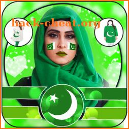 Pak Flag Independence Day 14 Aug Suit Photo Editor icon