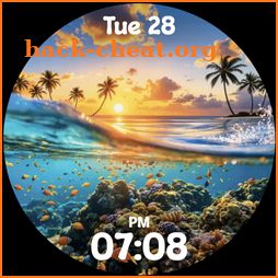 Palm Silhouette - watch face icon