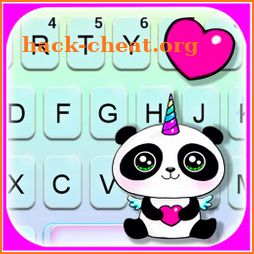 Panda Unicorn Smile Keyboard Theme icon