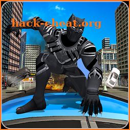 Panther Super Hero Crime City Battle icon