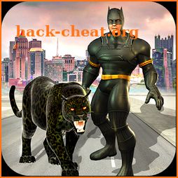 Panther Superhero Bank Robbery Crime City Rescue icon