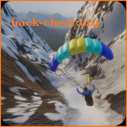 Paragliding 3D icon