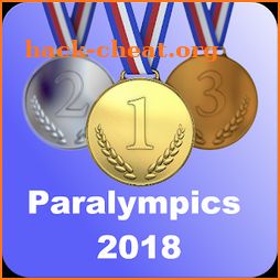 Paralympics 2018 winter games medals table icon