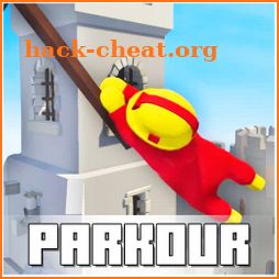 Parkour Ultimate Fall Guys Human Flat icon