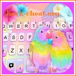 Parrot Love Keyboard Background icon